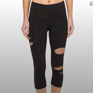 Teeki Charcoal Black Leggings
